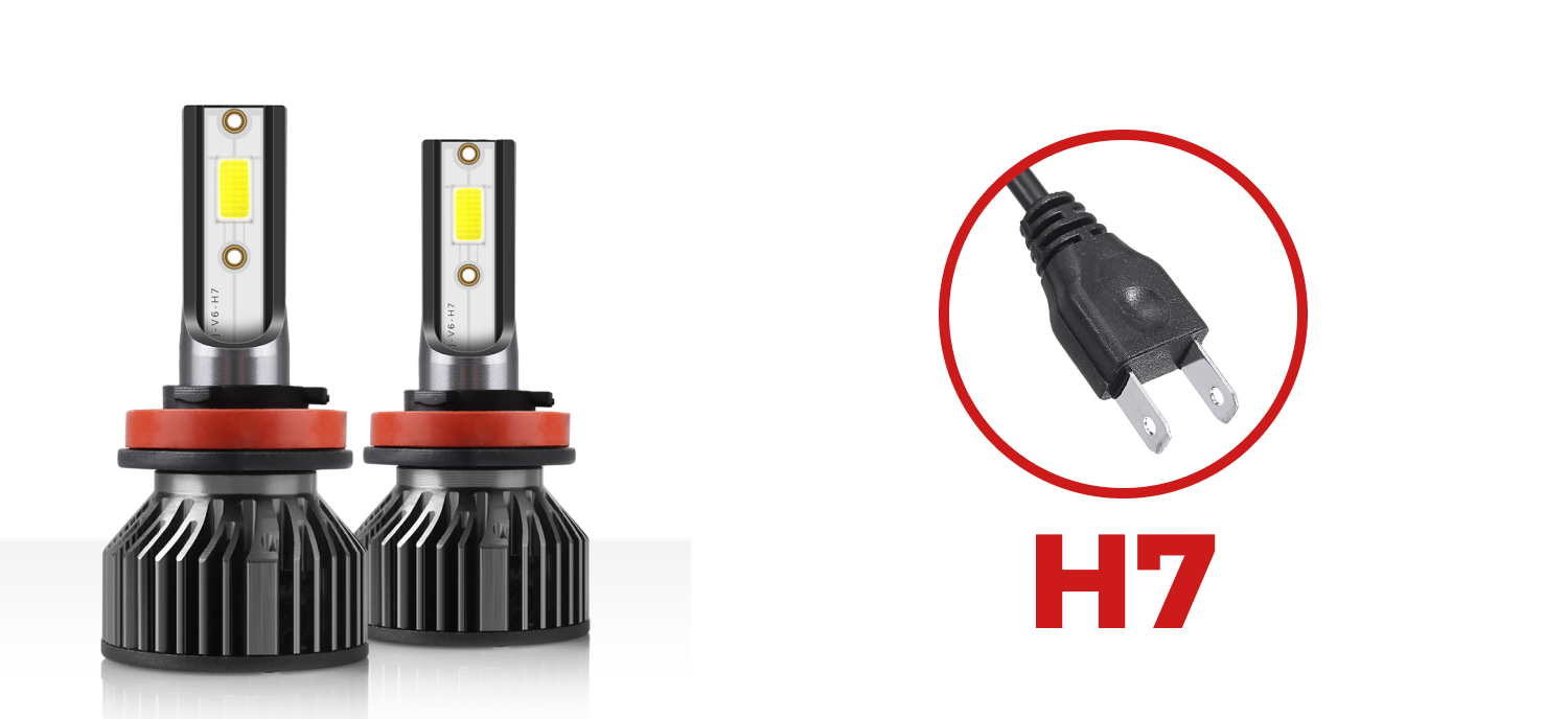 fits H7  Light Source: H7 LED Headlight Globes Kit High Low Beam Upgrade Lamp Bulbs Globes