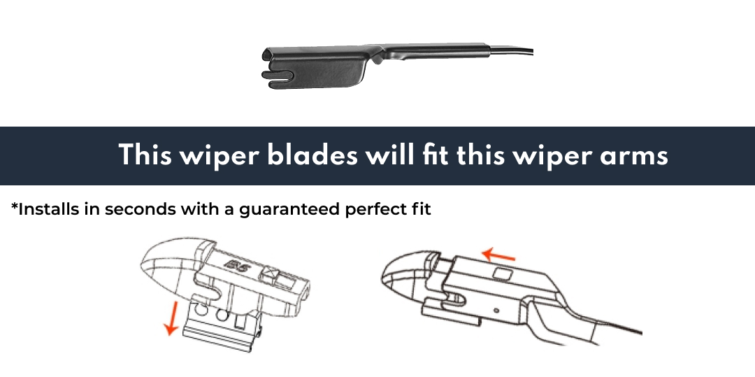 Premium Wiper Blades Set BMW X3 G01 2017 - 2022 Front