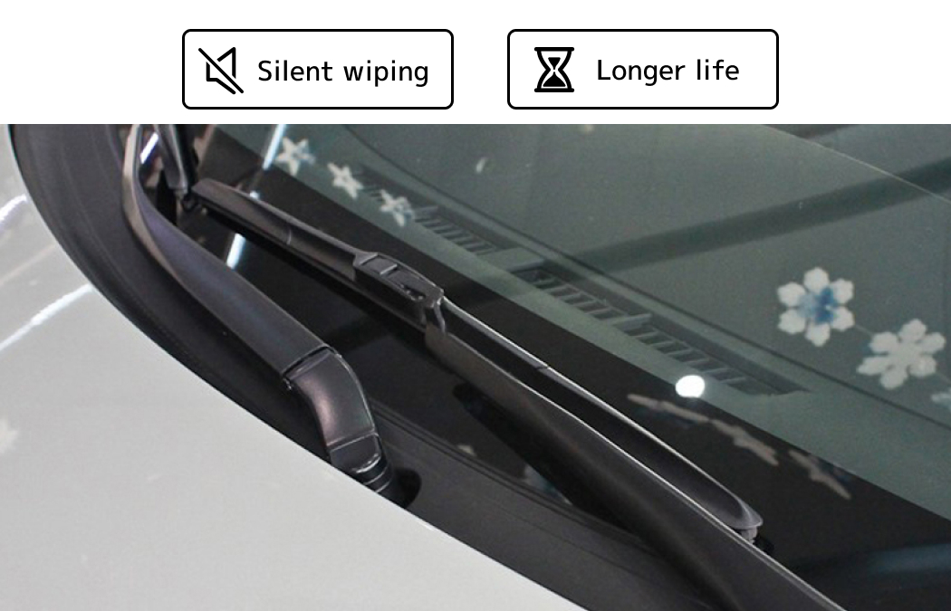 Silent and long-life Hybrid Wiper Blades fits Holden Barina MF MH 1989 - 1994