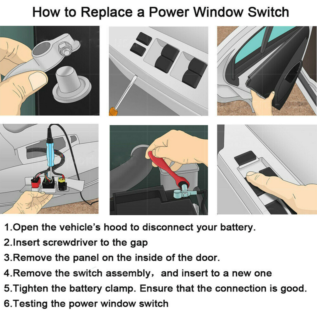 easy installation Master Power Window Switch for Hyundai i30 FD 2007 - 2012 16 pin RH