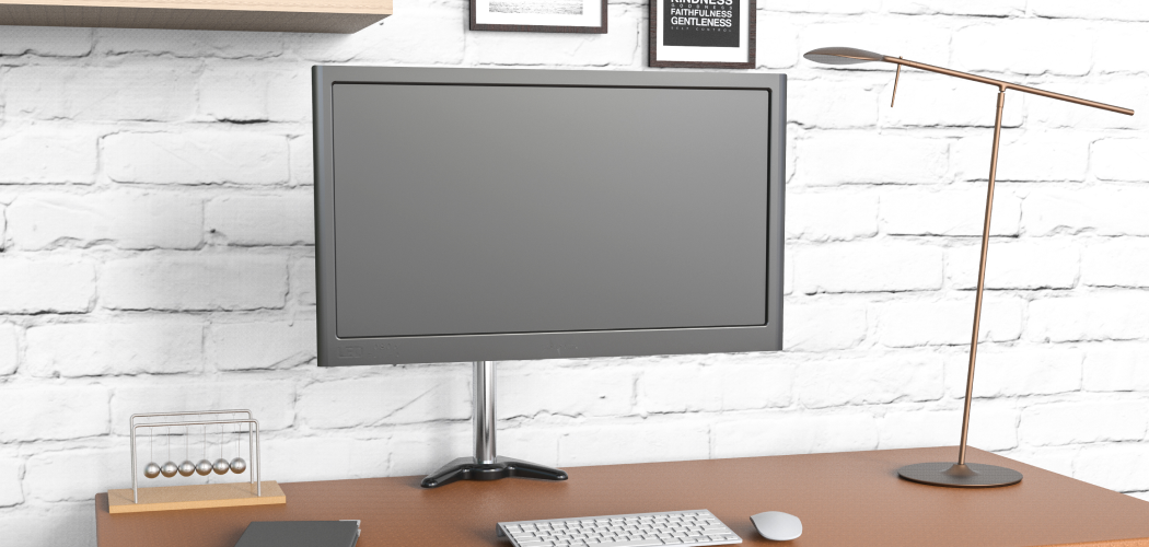 Vision Mounts VM-D22 | Single Monitor Stand Arm Desk Mount Display LED HD Holder Adjustable 27