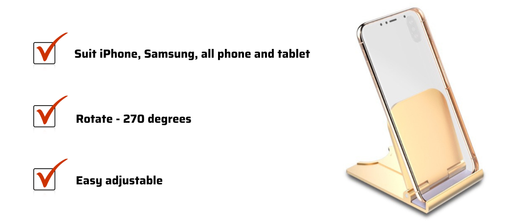 Mobile Phone Holder Stand Bracket For iPhone Samsung Tablet Universal Adjustable