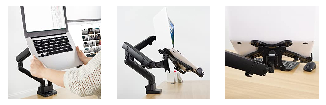 acatana Laptop Desk Holder Mount VESA Adapter for Monitor Stand Arm Mount Notebook Tray ACA-NBH-5