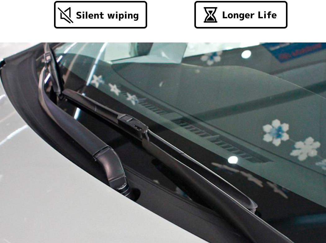 Silent and long-life Hybrid Wiper Blades fit MINI Cooper R56 2007 - 2011