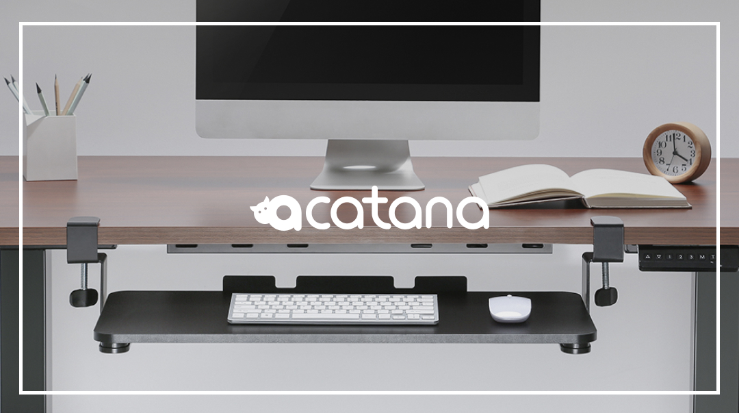 Acatana Underdesk Keyboard Tray Under Drawer Table Computer Desk Holder ACA-KB07