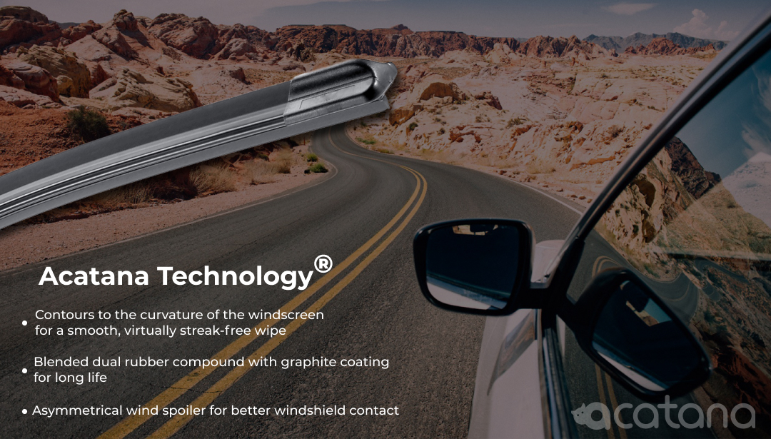9011 technology Aero Wiper Blades for Jeep Cherokee KL 2014 - 2022