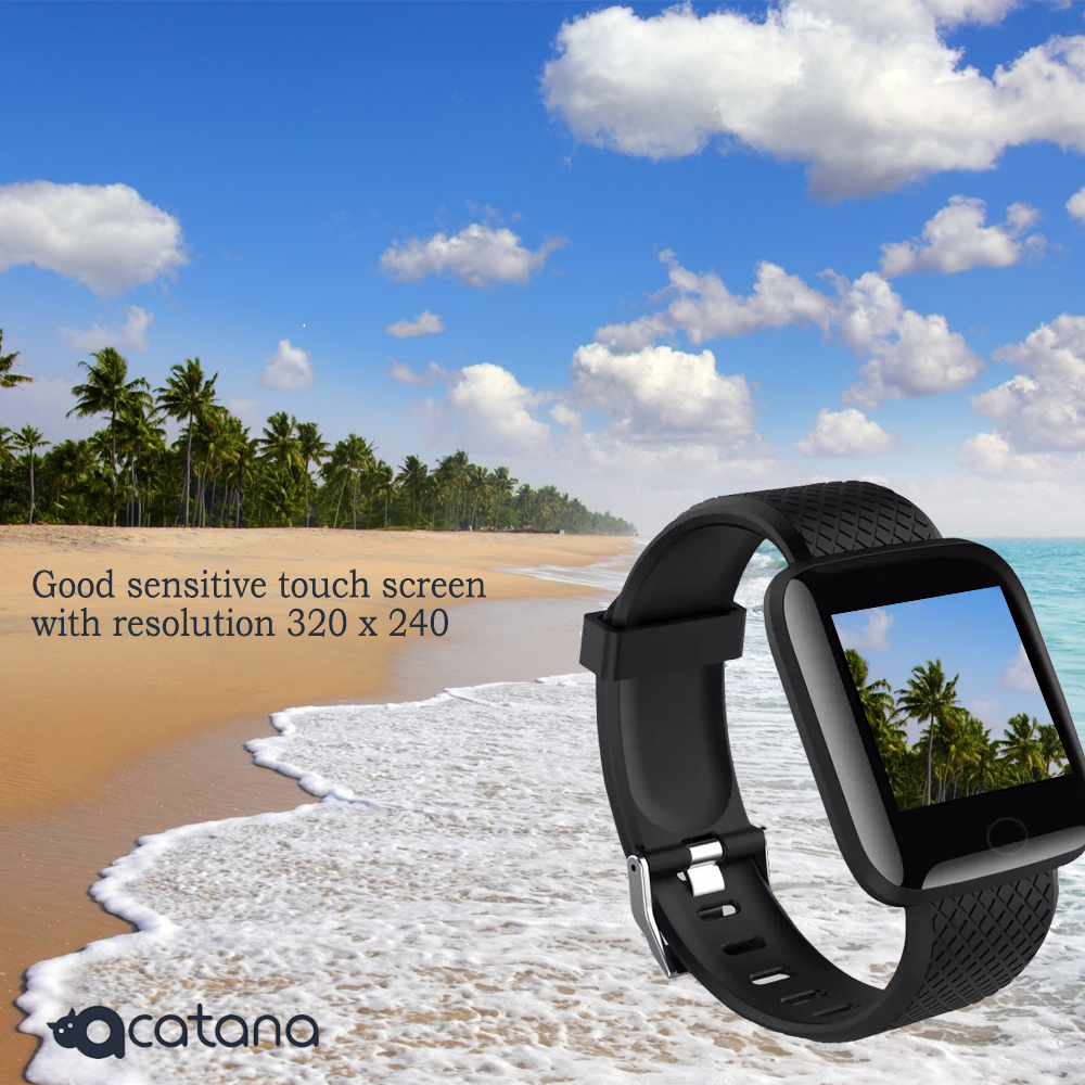 Smart Watch Bluetooth Heart Rate Blood Pressure Fitness Tracker For