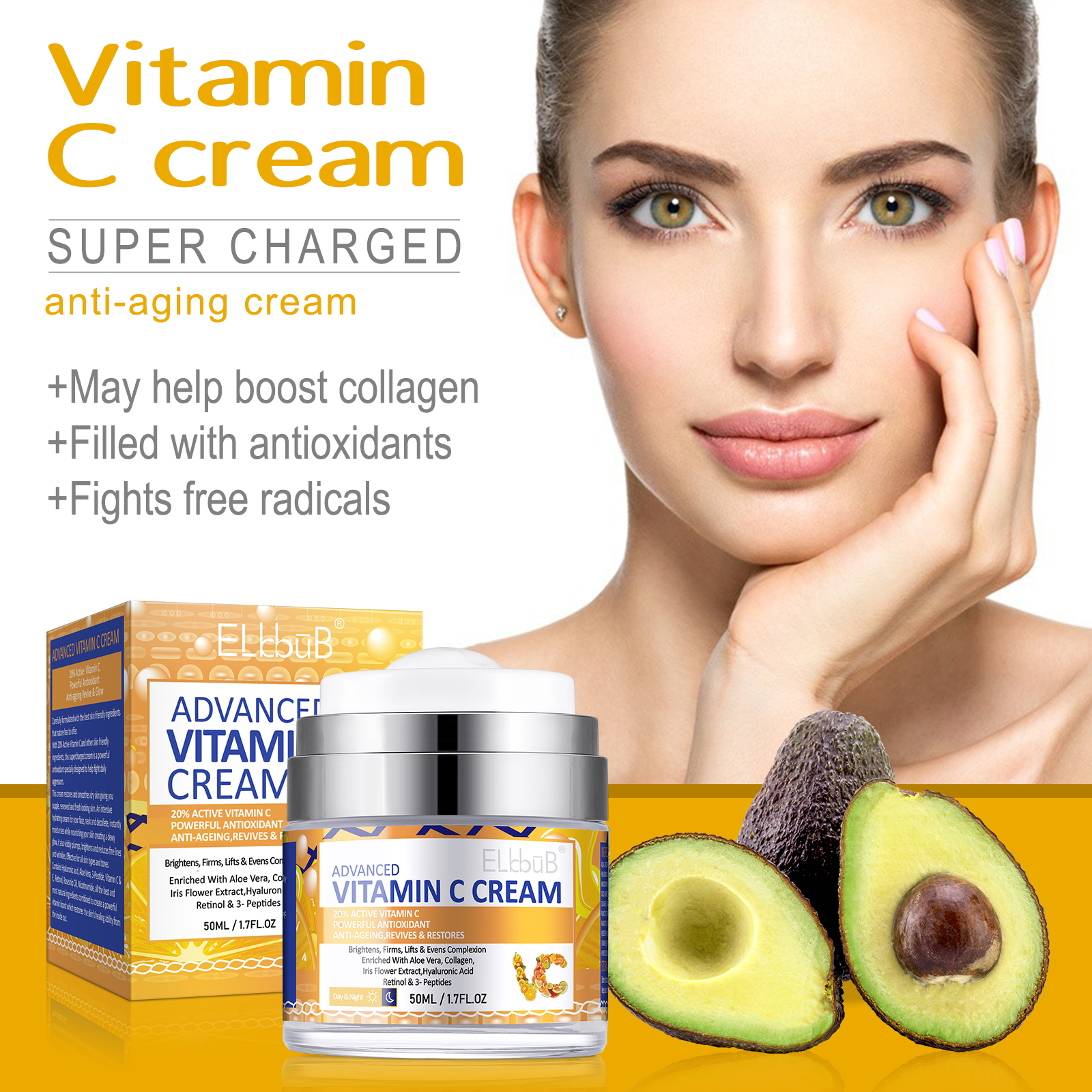 image 3  Elbbub Vitamin C Face Cream Moisturizer