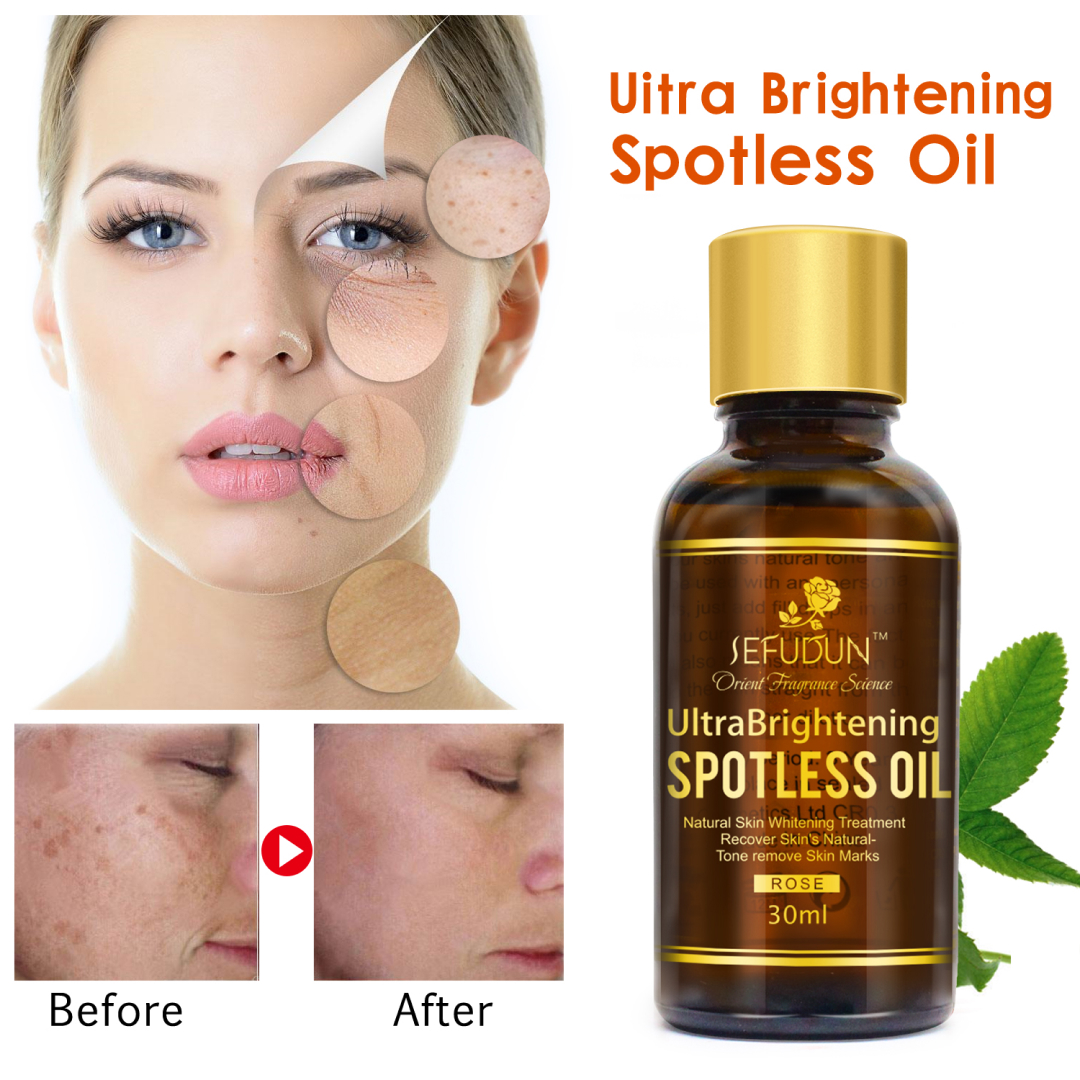Ultra Brightening Spotless Oil Skin Care Natural Pure 