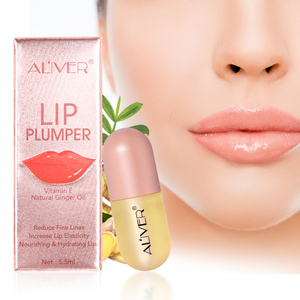 Lip Volumising Lips Plumper Serum Enhancer PLUMP Boost Moisturizer Oil Plumping