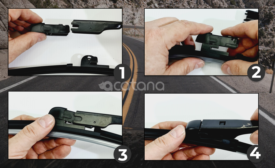 How to easily install 9011 Aero Wiper Blades for Lexus NX 200t 10R 15R 2014 - 2021