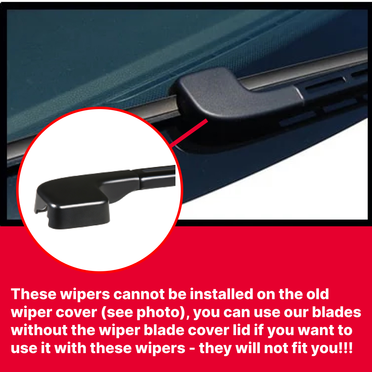 LISTING WIPER ARM ERROR