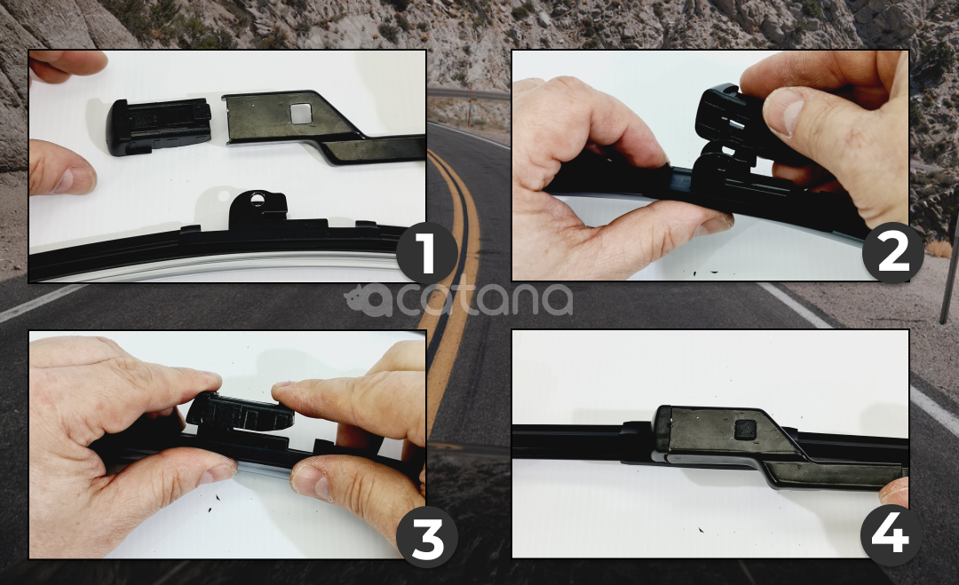Aero Wiper Blades for Fiat Doblo 2015 - 2020, Pair Pack