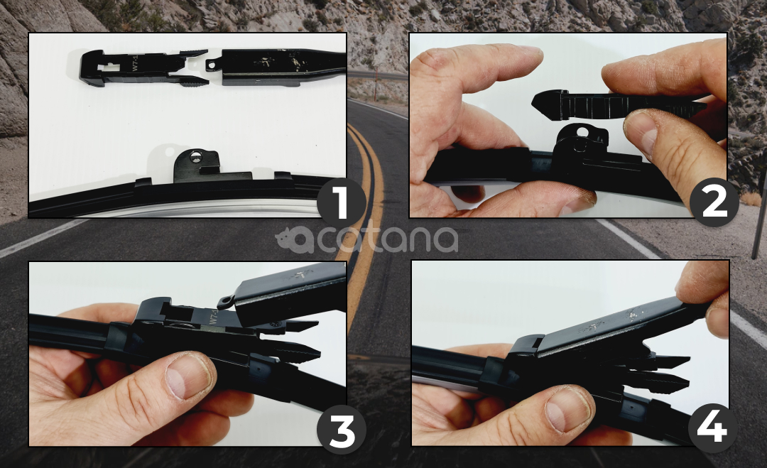 How to easily install 9011 Aero Wiper Blades for Nissan Dualis J10 2007 - 2013