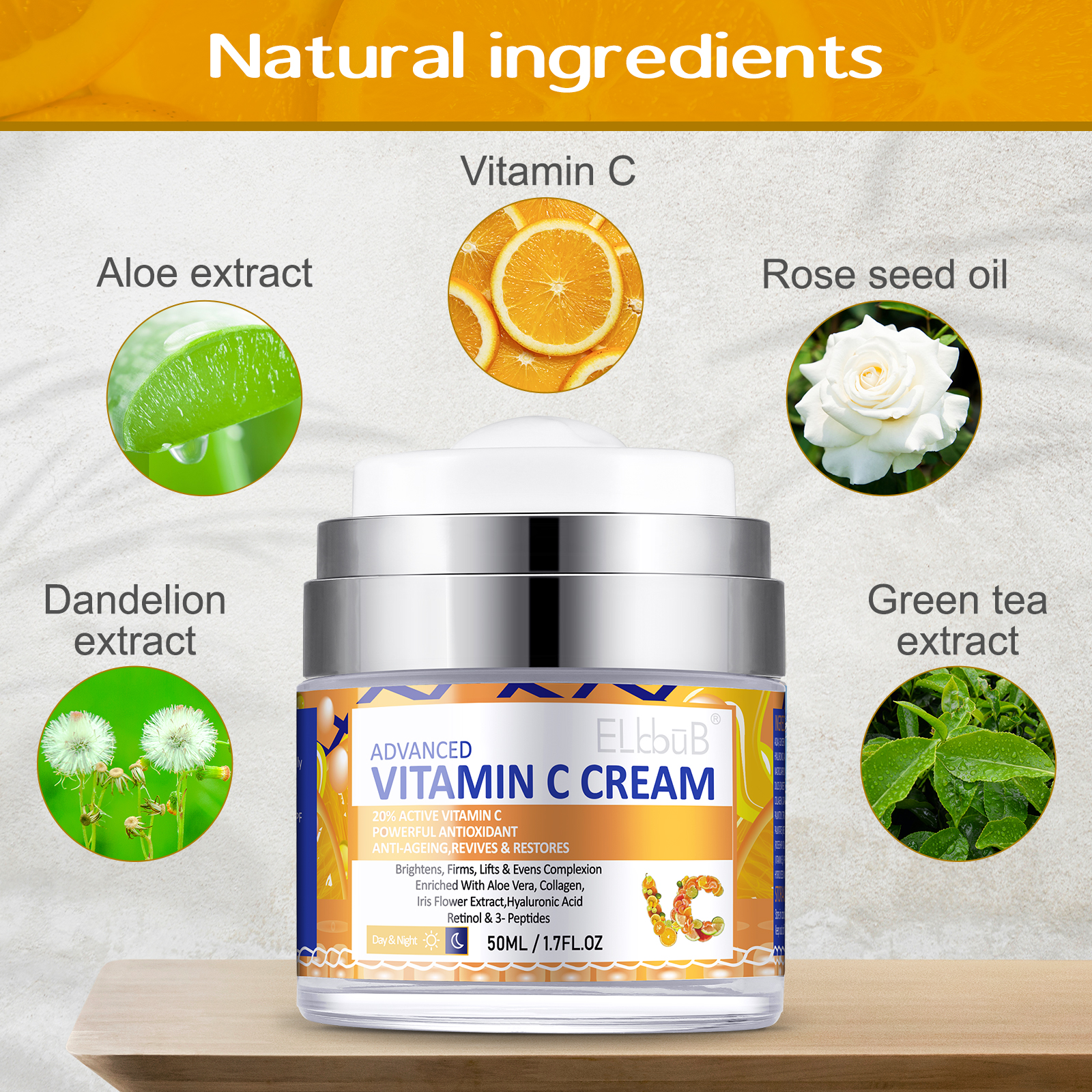 image 2  Elbbub Vitamin C Face Cream Moisturizer