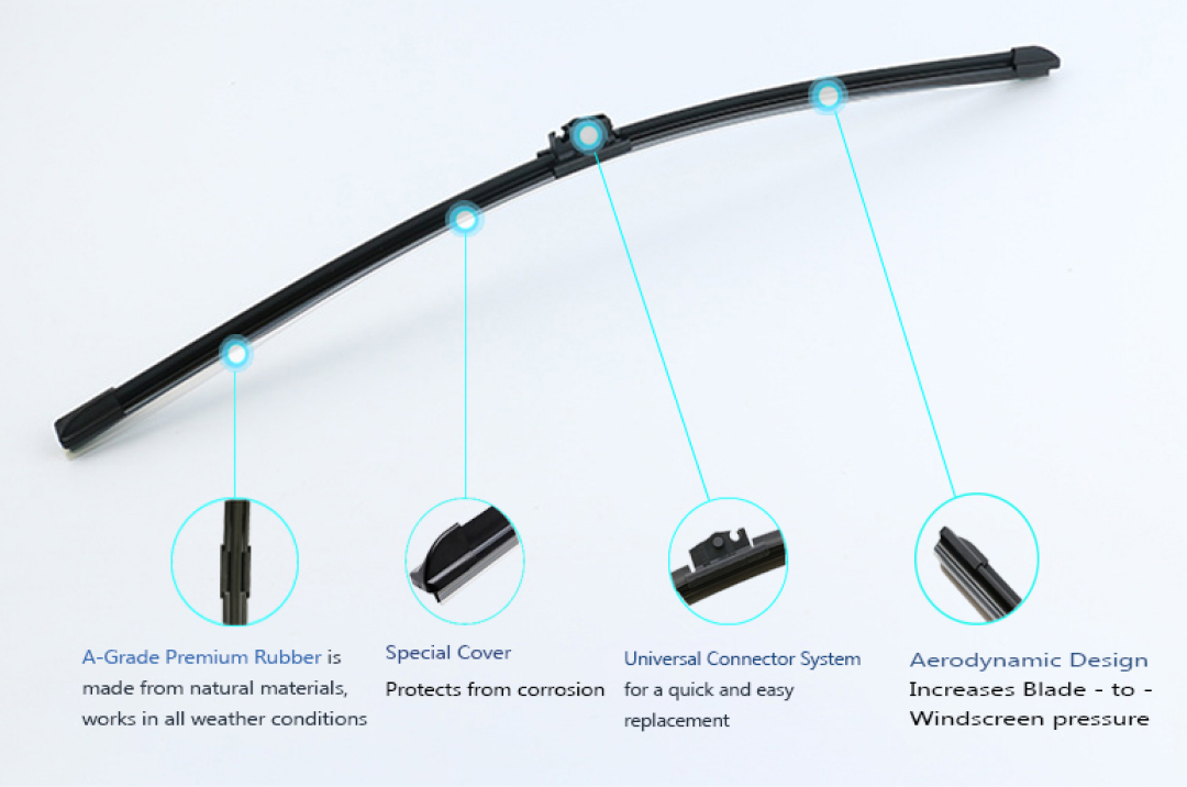 Wiper Blades Acatana Front pair Windscreen