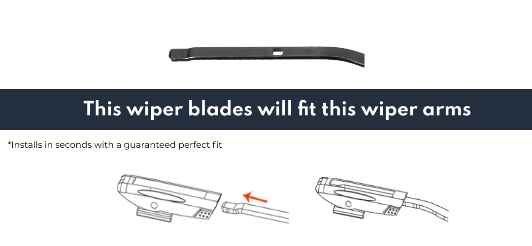 Wiper Blades Acatana Front pair Windscreen