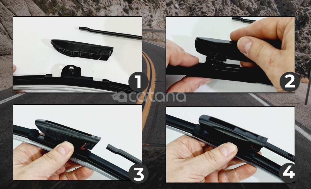 How to easily install 9011 Aero Wiper Blades for Renault Megane D95 2010 - 2016