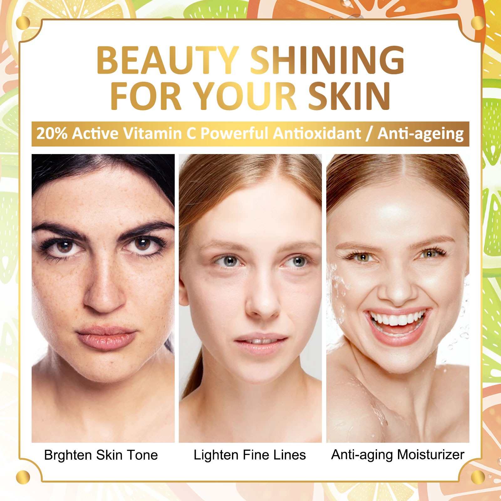 Ifudoit Anti-Aging Facial 20% Vitamin C Cream Face Moisturizer Retinol Wrinkle Skin Care Hydrating Repair Reduce Fine Line Hyaluronic Acid