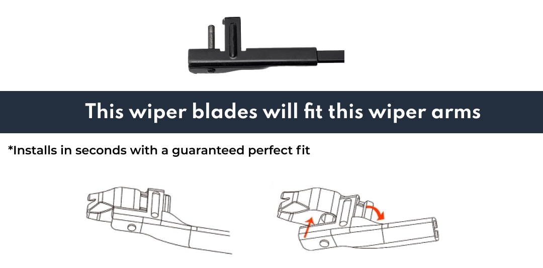 Wiper Blades Acatana Front pair Windscreen