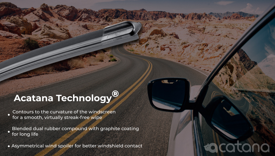 9011 technology Aero Wiper Blades for Volkswagen up! 2012 - 2014