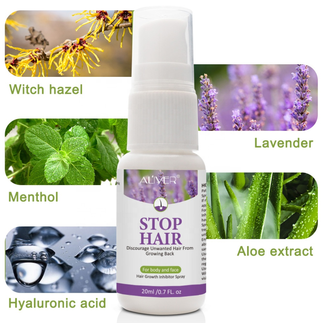 Hair Removal Spray Inhibitor Stop Growth Powerful Sepowerful Permanent