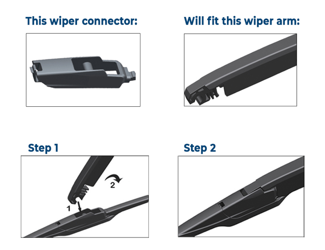 Rear Wiper Blade for Toyota Prius XW50 2016 - 2021