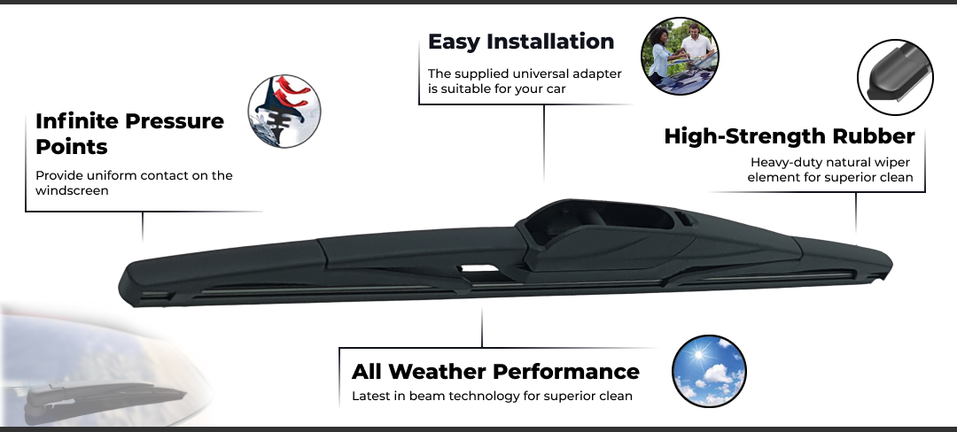 Rear Wiper Blade for Suzuki Swift AZ 2017 - 2020 Hatch