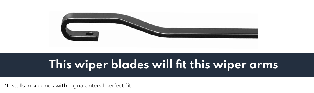 Replacement Wiper Blades for Mitsubishi Triton MQ MR 2015 - 2022, Set of 2pcs
