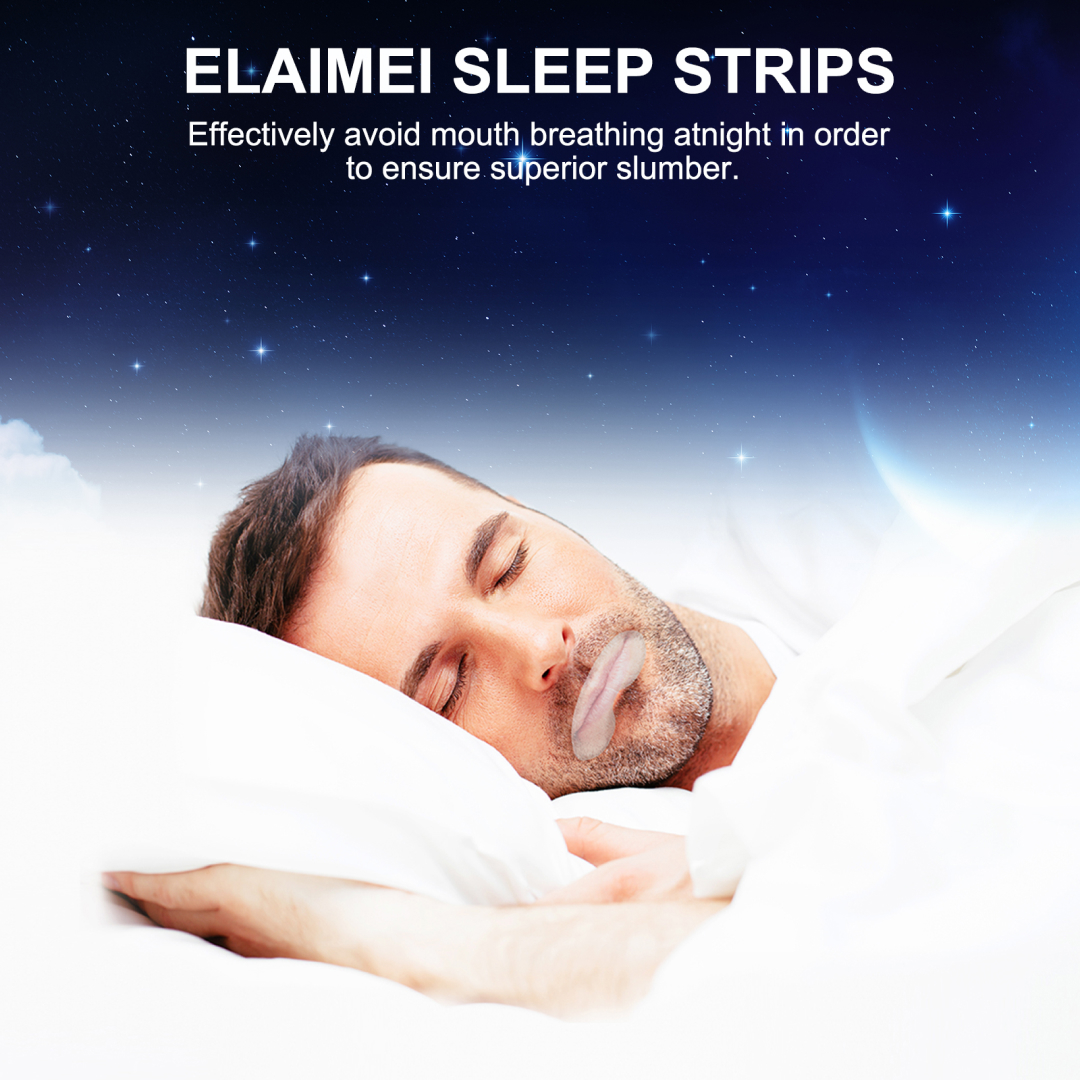 Elaimei Anti Snoring Sleep Strips Gentle Mouth Tape for Nose Breathing Low Loud Snoring Relief