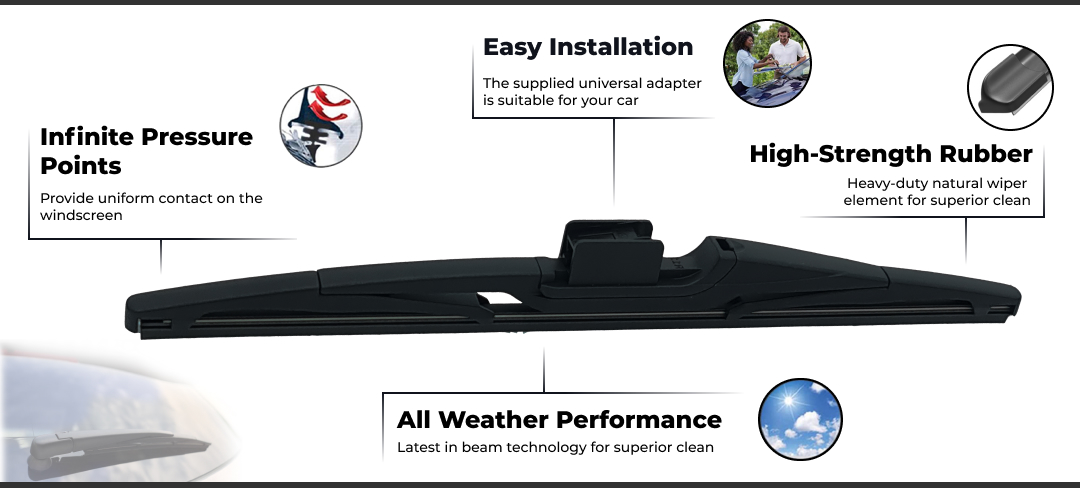 Rear Wiper Blade for Hummer H3 2006 - 2010